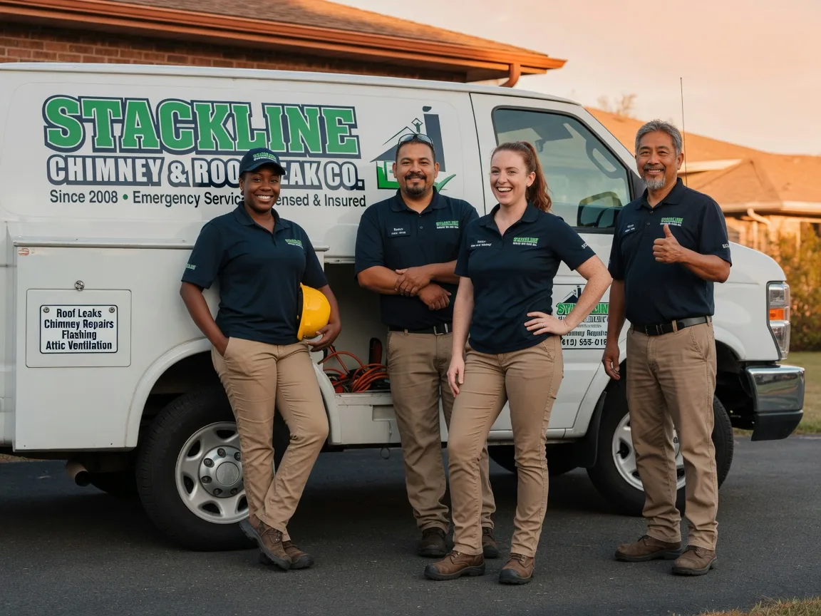 Chimney flashing repair company in Concord, IL
